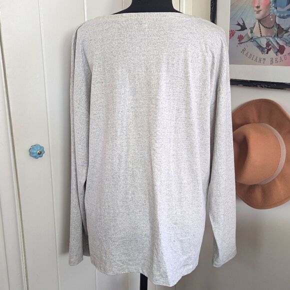 Eileen Fisher Organic Cotton Minimalist Capsule Quiet Luxury Preppy Top MD - Picture 6 of 8
